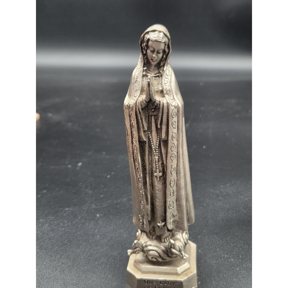 Jeweled Cross Co USA Statue Our Lady Fatima Catholic Christian Figurine